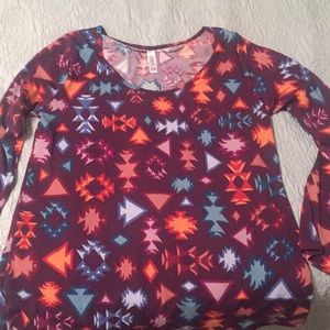 Lularoe Lynnae size L Geometric/Aztec